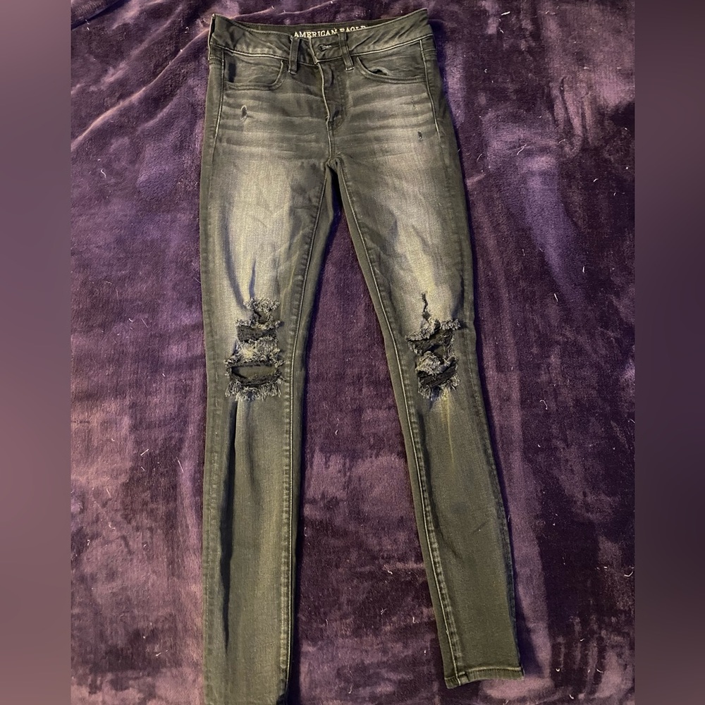 American Eagle Black Jeggings